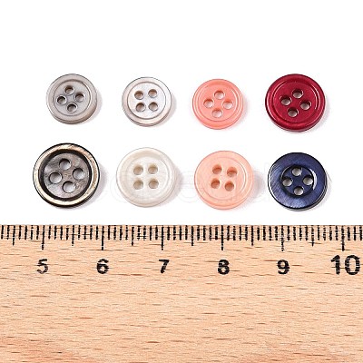 Freshwater Shell Buttons BUTT-T013-02-1