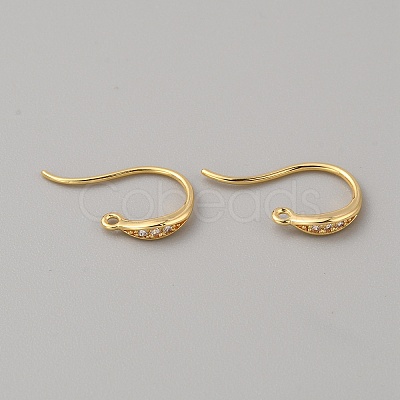 Brass Earring Hooks KK-WH0001-19G-1