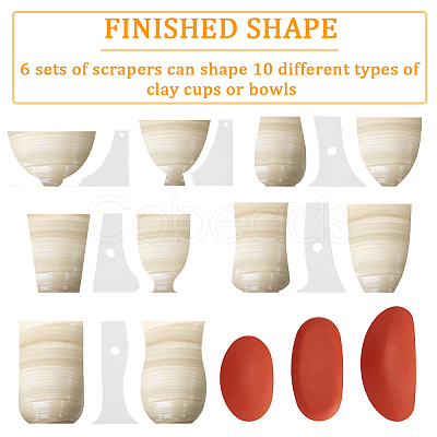 Fingerinspire Clay Craft Tools Sets AJEW-FG0002-27-1