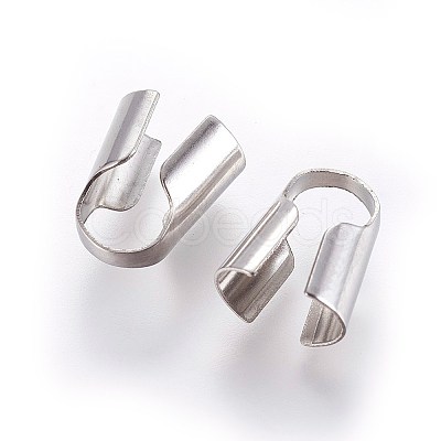 Tarnish Resistant 304 Stainless Steel Cord Ends X-STAS-P237-80H-P-1