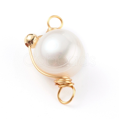 Natural Cultured Freshwater Pearl Pendants PALLOY-JF00673-01-1