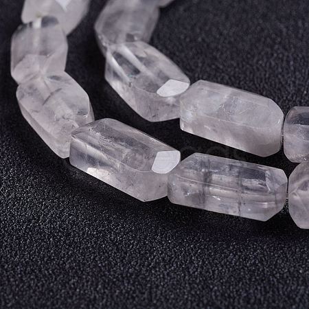 Natural Quartz Beads Strands G-J360-12-1