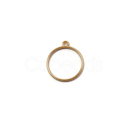 Zinc Alloy Open Back Bezel Pendants FIND-WH0094-48G-1