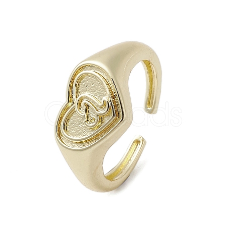 Brass Adjustable Open Rings RJEW-K257-86G-05-1