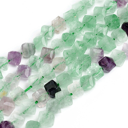 Natural Fluorite Beads Strands G-E560-B03-1