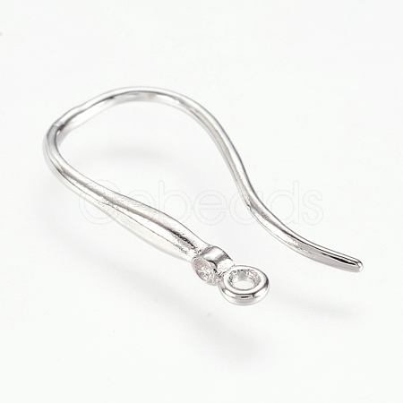 Brass Earring Hooks KK-L152-22P-1