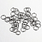 Iron Open Jump Rings, Nickel Free, Gunmetal, 7x0.7mm, 21 Gauge, Inner Diameter: 5.6mm, about 16000pcs/1000g