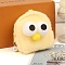 Plush Coin Purse Wallet, with Clasp, Yellow, Bag: 9.5x9cm