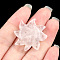 Natural Quartz Crystal Carved Figurines, for Home Office Desktop Decoration, Sun, 28mm