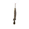 Steel Seam Ripper with Alloy Handle, Fish, Antique Bronze, 127x10mm