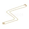 Brass Initial Pendant Necklaces NJEW-JN03330-05-2