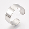 304 Stainless Steel Cuff Rings X-STAS-T045-22A-P-3