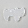 Halloween DIY Cat Shape Pendant Silhouette Silicone Molds DIY-P006-46-2