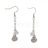 Brass Dangle Earrings EJEW-JE02845-1