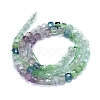 Natural Fluorite Beads Strands G-D0013-40-2