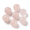 Natural Rose Quartz No Hole Sphere Beads G-K353-04C-01-1