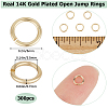 Beebeecraft 300Pcs Brass Jump Rings KK-BBC0013-44-2