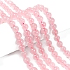 Natural  Rose Quartz Beads Strands X-G-L104-8mm-01-4