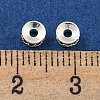 Brass Cubic Zirconia Spacer Beads KK-L215-004A-S03-2