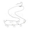 304 Stainless Steel Pendant Necklaces NJEW-K118-18P-1