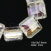 Electroplate Glass Beads EGLA-H002-E-M-3