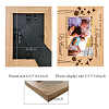 Natural Wood Photo Frames AJEW-WH0292-027-2