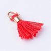 Polycotton(Polyester Cotton) Tassel Pendant Decorations OCOR-S102-03-2