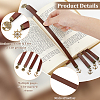 2Pcs 2 Style Cowhide Leather Bookmarks AJEW-AB00193-3