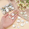   3 Style Natural Akoya Shell Buttons DIY-PH0009-79-5