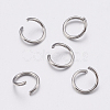 304 Stainless Steel Open Jump Rings STAS-A036-01B-1