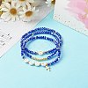 Glass Beads Stretch Bracelets Sets BJEW-JB06575-05-2