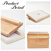 Imitation Leather Cover Wooden Slant Back Necklace Organizer Display Trays NDIS-WH0017-02B-4
