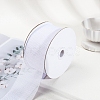 Polyester Imitation Burlap Ribbon OCOR-WH0032-21B-5