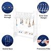 SUPERFINDINGS 1 Set Transparent Acrylic Earring Hanging Display Stands EDIS-FH0001-07-4