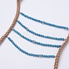 Natural & Synthetic Mixed Stone Tiered Necklaces NJEW-JN02124-3