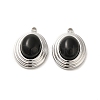 Natural Black Onyx(Dyed & Heated) Pendants STAS-L025-006P-03-1