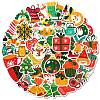 50Pcs Christmas Theme Cartoon Paper Stickers DIY-P085-12-2