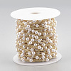 Handmade ABS Plastic Imitation Pearl Beaded Chains CHC-S004-08G-2