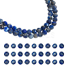  2 Strands Natural Lapis Lazuli Beads Strands G-NB0004-64-1