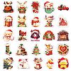 50Pcs Christmas Theme Cartoon Paper Stickers DIY-P085-08-6