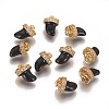 Cubic Zirconia Charms KK-K238-15G-D-1