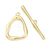 Brass Toggle Clasps KK-Z084-06G-2