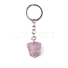 Raw Rough Natural Amethyst Pendant Keychains FIND-PW0017-09D-1