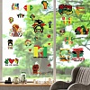 8 Sheets 8 Styles Juneteenth PVC Waterproof Wall Stickers DIY-WH0345-133-5