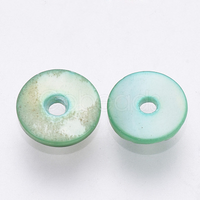 Natural Freshwater Shell Beads SHEL-Q008-97-1