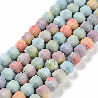 Natural Rainbow Alashan Agate Lantern Beads Strands G-NH0022-B01-02-1