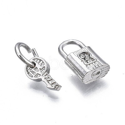 Rack Plating Alloy Charms Set MPDL-N039-072P-1