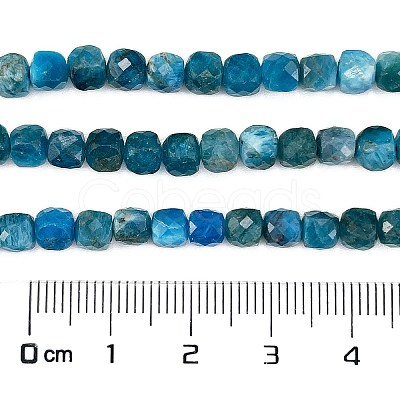 Natural Apatite Beads Strands G-E560-A07-4mm-A-1