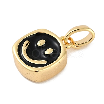 Brass Enamel Charms KK-P283-25G-1