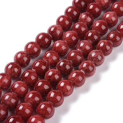 Natural Persian Jade Beads Strands G-D434-4mm-08-1